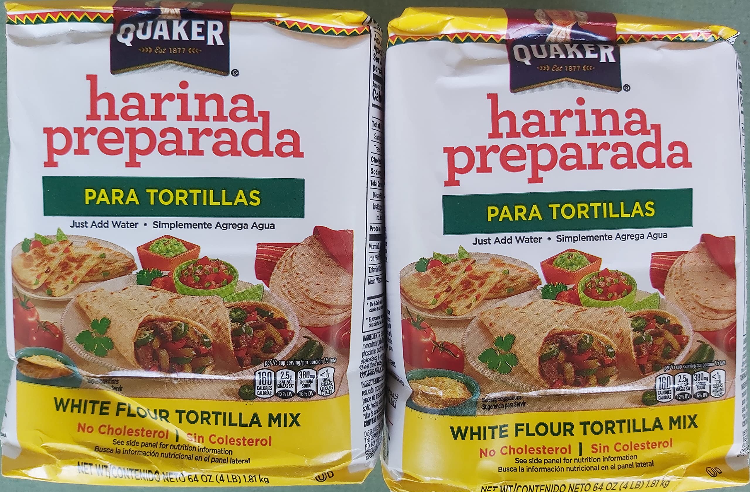 Product image of Quaker Harina Preparada para Tortillas Tortilla Flour 4 lb Bag Pack of 2